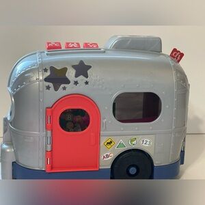 Fisher Price AIRSTREAM Style Toy Trailer, Lights Up, Plays Music